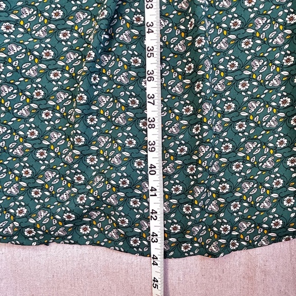 Max Studio Green Ditsy Floral Midi Dress Size Medium - Picture 13 of 13